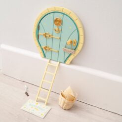Puerta Ratoncito Pérez Amarillo/Verde Mint Personalizable®