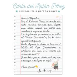 Carta del Ratoncito Pérez Personalizada