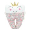 Cojín Guardadientes con su bolsita a juego del Ratoncito Pérez "Candy Flower" Personalizable